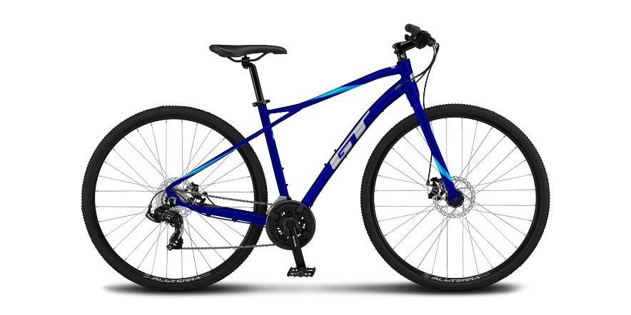 2021 GT Transeo Sport Fitness Bike in Blue